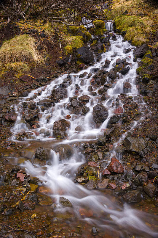 Hurricane Ridge Poster featuring the photograph Olympic Cascade 2 by Joe Doherty