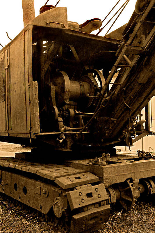Osgood Steam Shovel Poster featuring the photograph Osgood Steam Shovel by Mike Flynn