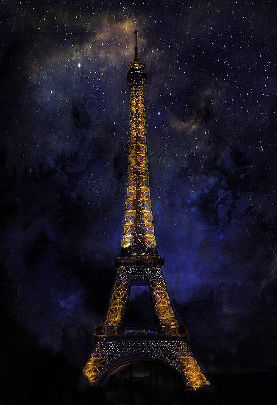 Paris Poster featuring the photograph Paris Sparkles by James Bethanis