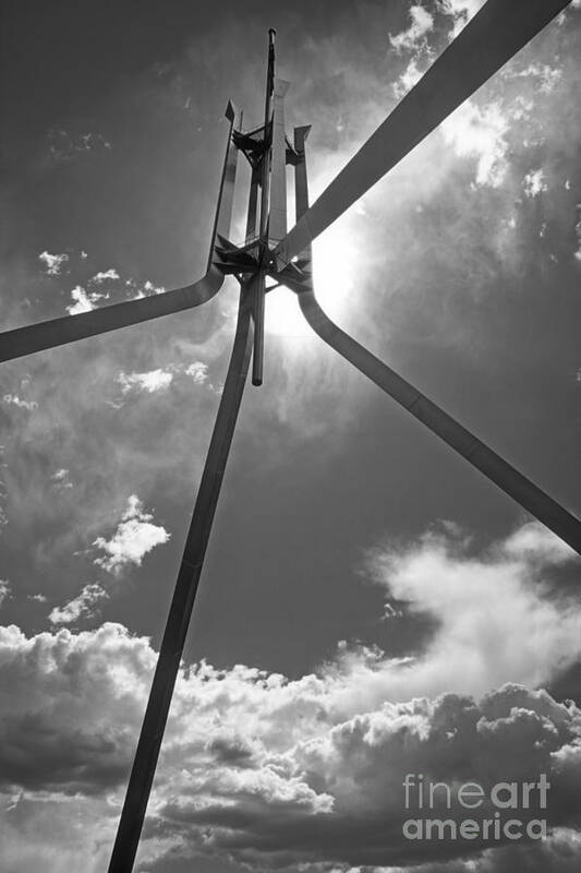 Parliament Poster featuring the photograph Parliament Tower in Canberra by Inge Riis McDonald