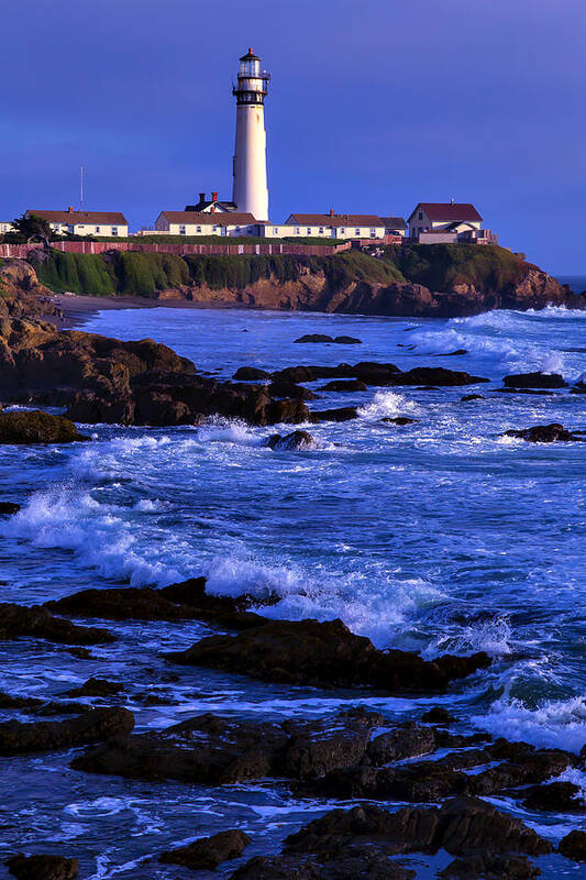 Pigeon Point Lighthouse Poster featuring the photograph Pegion Point Light Station by Garry Gay