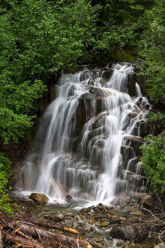 Creek Poster featuring the photograph Picture Frame Falls by Michael Russell