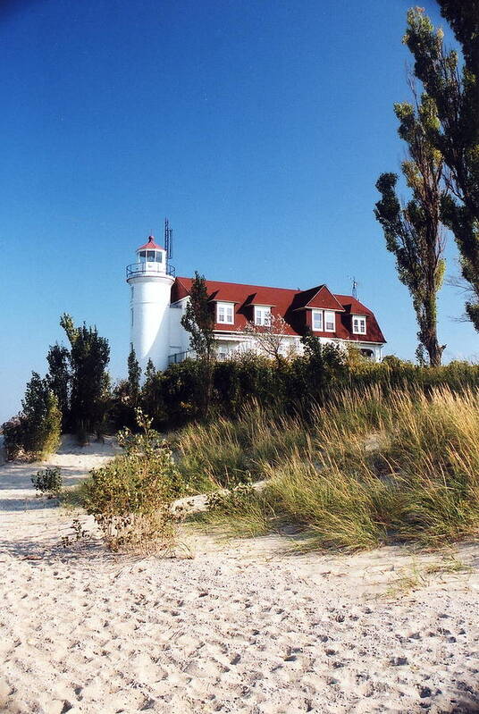 Lighthouse Poster featuring the photograph Point Betsie Lighthouse by Crystal Nederman