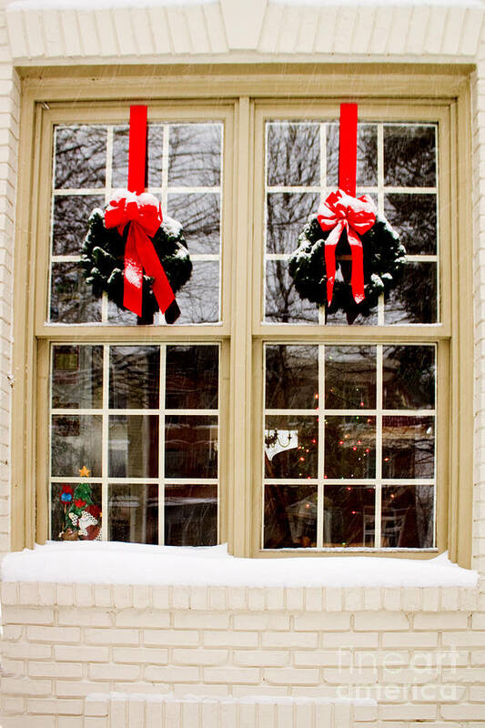 Window Poster featuring the photograph Ready for Christmas by Thomas Marchessault