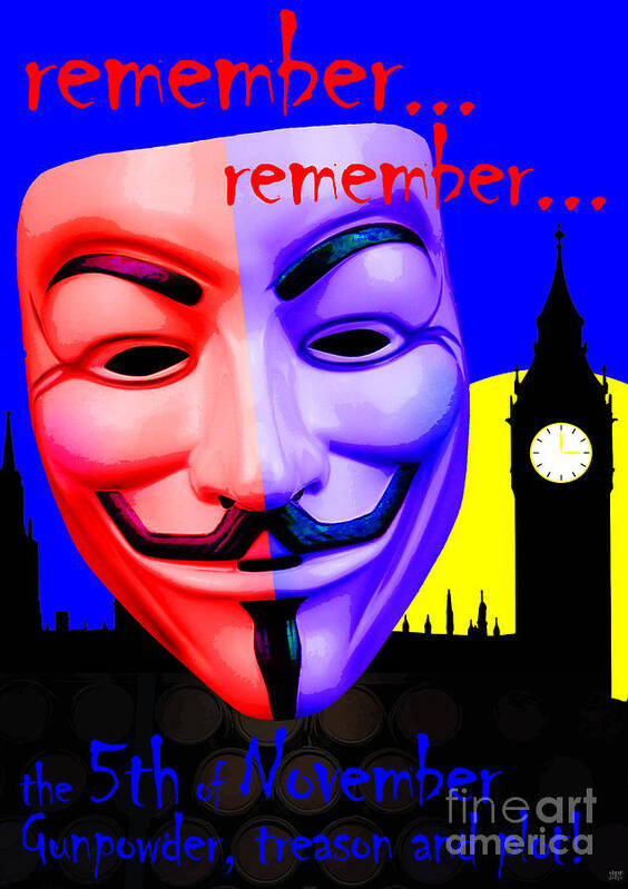 Remember Poster featuring the digital art Remember Remember by Neil Finnemore