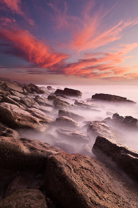 Rocks Poster featuring the photograph Rock caos by Jorge Maia