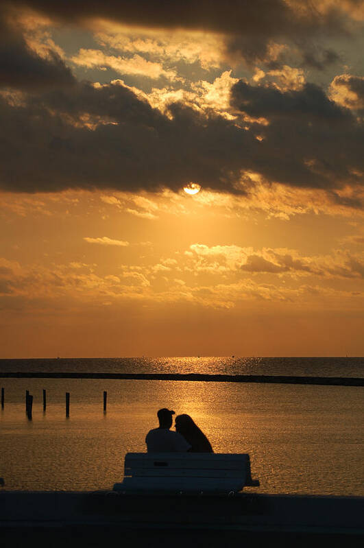 Romance Poster featuring the photograph Romantic Sunrise by Leticia Latocki