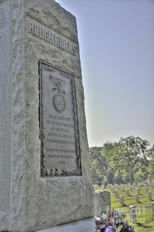 Monument Poster featuring the photograph Rough Riders Monument by Jonathan Harper