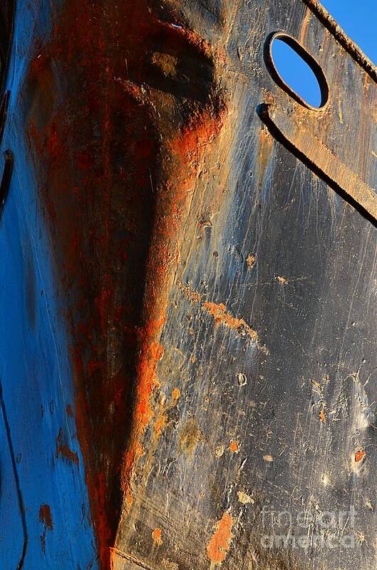 Abstract Poster featuring the photograph Rusty Vee by Lauren Leigh Hunter Fine Art Photography