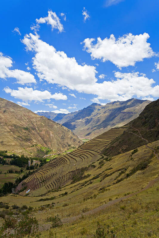 Sacred Valley Poster featuring the photograph Sacred Valley by Alexey Stiop