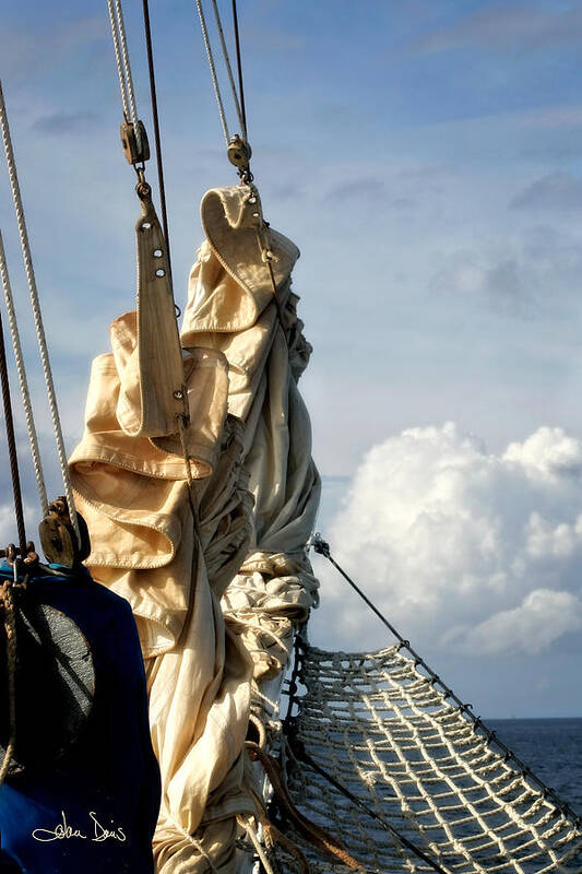 Flatlandsfoto Poster featuring the photograph Sails by Joan Davis