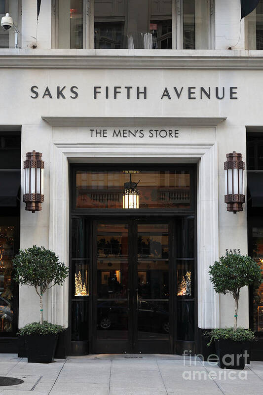 San Francisco Saks Fifth Avenue Store Doors - 5D20574 Poster by