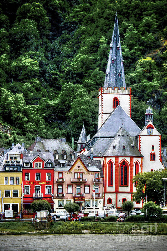 Ken Poster featuring the photograph Sankt Goar On The Rhine by Ken Johnson