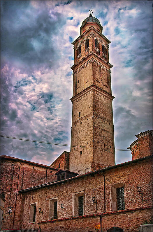 Campanile Poster featuring the photograph Santa Giustina by Hanny Heim