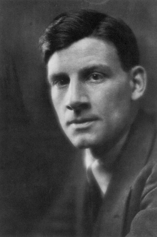 1920 Poster featuring the photograph Siegfried Sassoon (1886-1967) by Granger