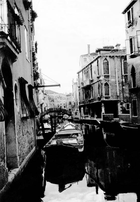 Venice Poster featuring the photograph Silenzio Venice Italy by Heike Hellmann-Brown