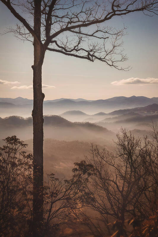 The Great Smoky Mountains Poster featuring the photograph Slice of the Smokies by Maria Robinson