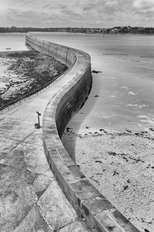 St Malo Poster featuring the photograph St Malo Pier by Nigel R Bell