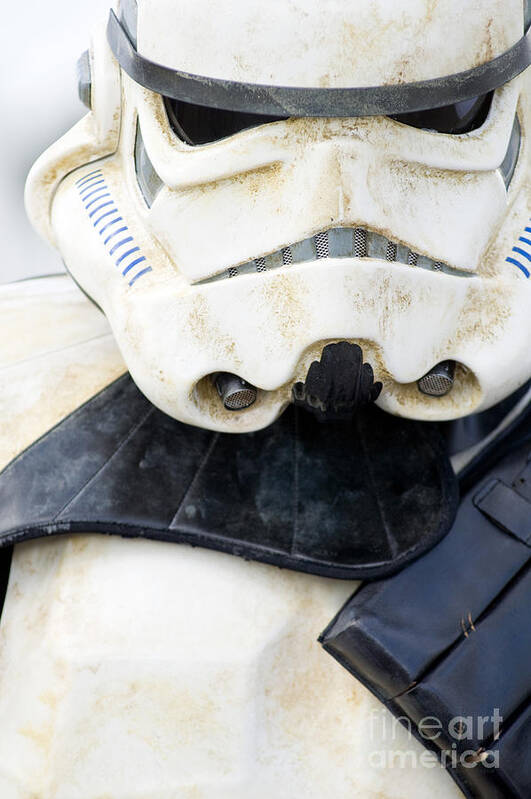 Stormtrooper Poster featuring the photograph Stormtrooper by David Lichtneker