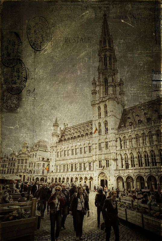 Brussels Poster featuring the photograph Streets of Europe by James Bethanis