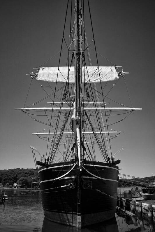 Mystic Seaport Poster featuring the photograph The Charles W. Morgan by Ben Shields