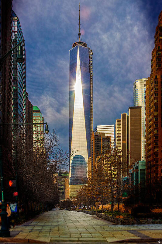 Freedom Poster featuring the photograph America's Skyscraper by Chris Lord