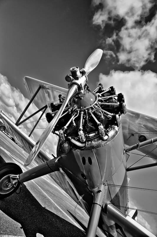 Boeing Stearman C-2 Poster featuring the photograph The Stearman Airplane by David Patterson