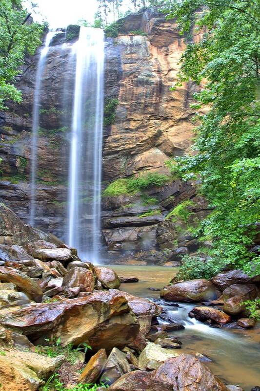 10445 Poster featuring the photograph Toccoa Falls by Gordon Elwell