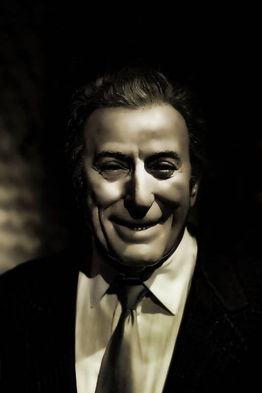 Tony Bennett Poster featuring the photograph Tony Bennett by Lee Dos Santos