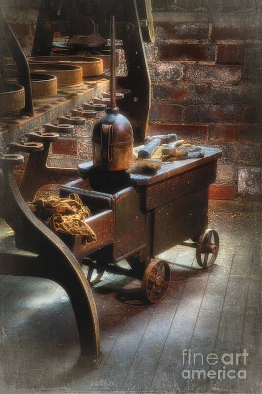 Abandon Factory Poster featuring the photograph Tool Cart by Jerry Fornarotto