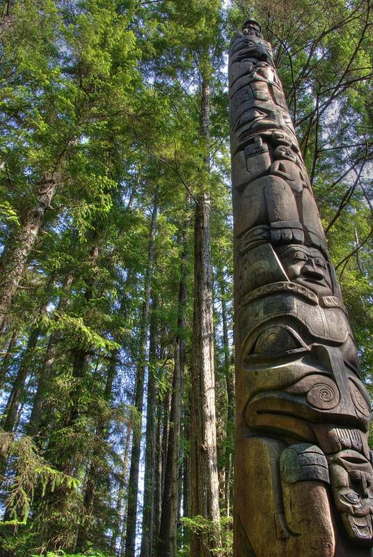 Alaska Poster featuring the photograph Totem Pole by David Andersen