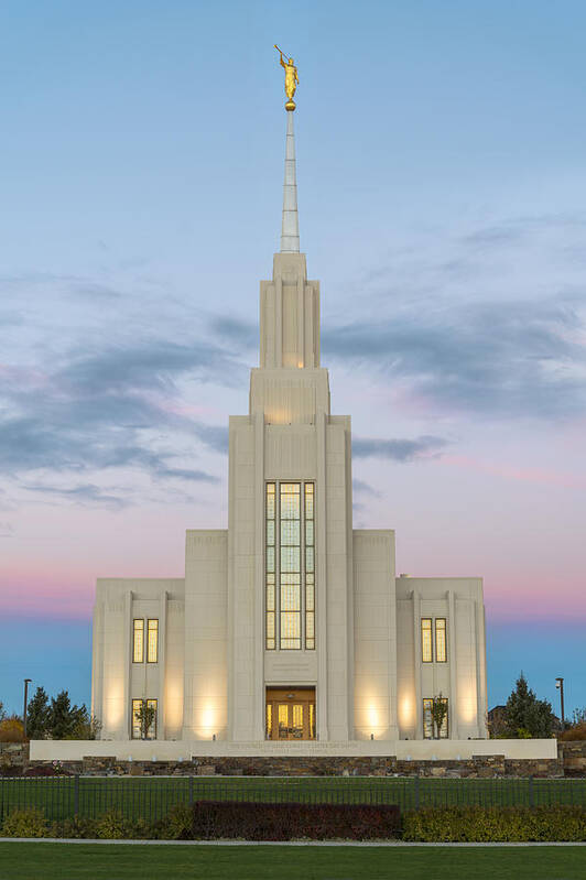 Idaho Poster featuring the photograph Twin Falls Temple by Dustin LeFevre