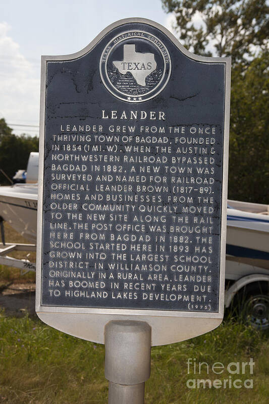 Leander Poster featuring the photograph TX-9259 Leander by Jason O Watson