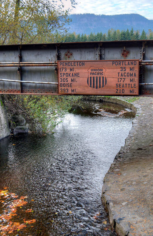 Multnomah Poster featuring the photograph Union Pacific by David Hart