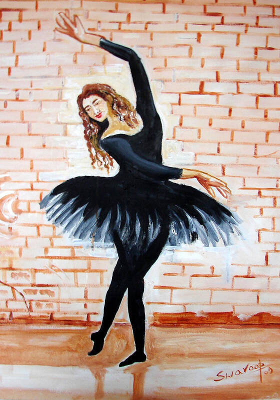 Us Ballet Dances Poster featuring the painting U.s Ballet Dance-7 by Anand Swaroop Manchiraju