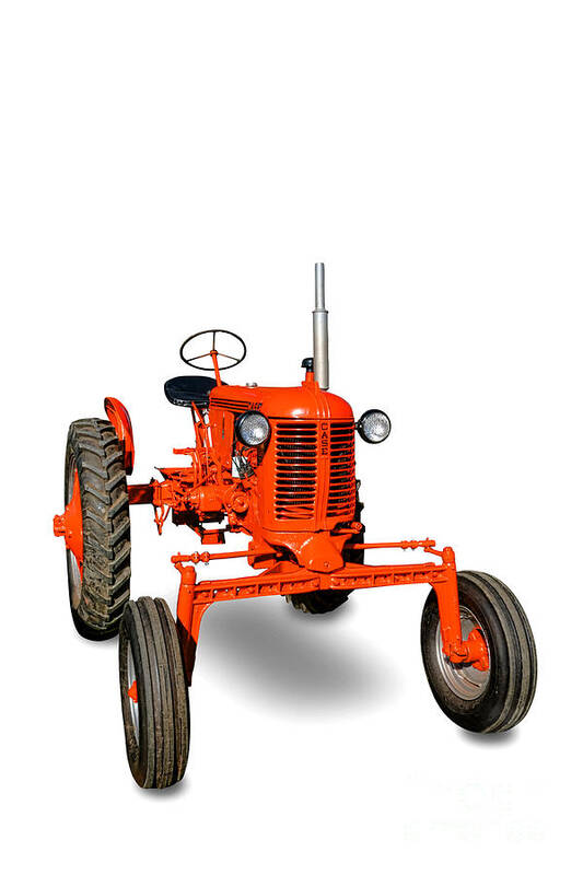 Case Poster featuring the photograph Vintage Case Tractor by Olivier Le Queinec