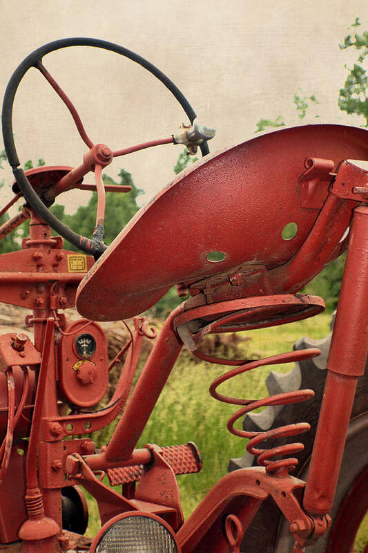 Tractor Poster featuring the photograph Vintage Farmall Tractor by Deena Stoddard
