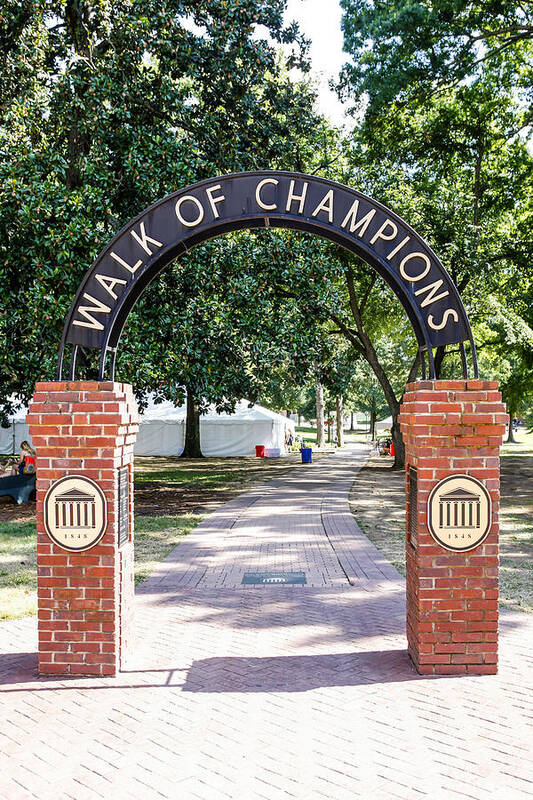 Walk Poster featuring the photograph Walk of Champions by Chris Smith