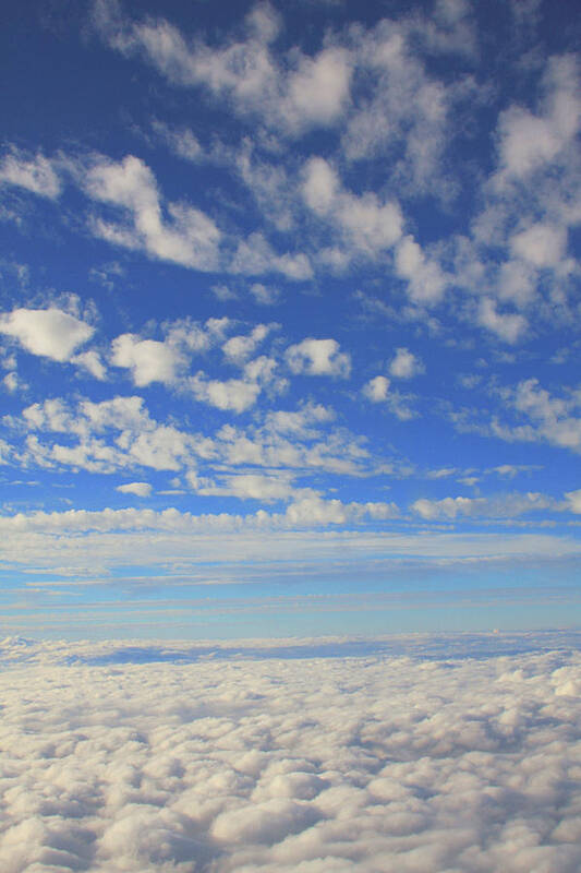 Clouds Poster featuring the photograph Window into Heaven by James Knight