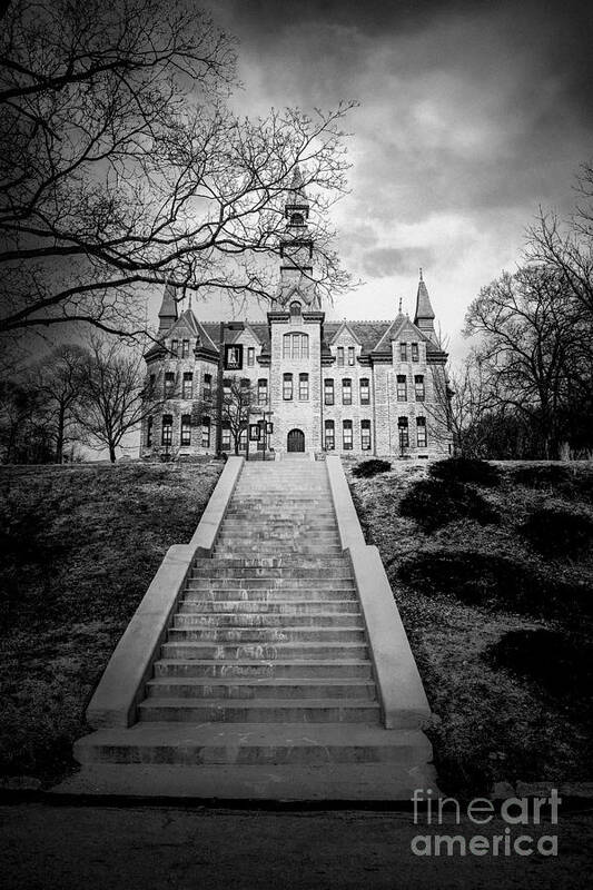 Park University Poster featuring the photograph Winter Semester by Lynn Sprowl