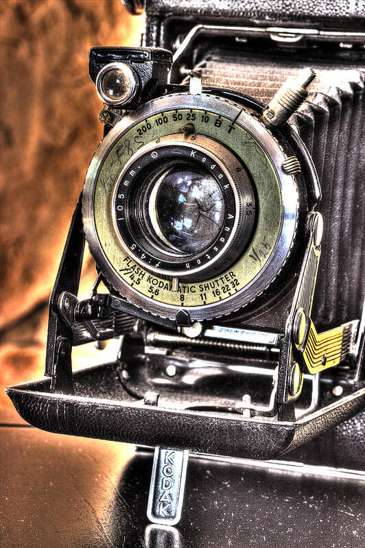 Camera Poster featuring the photograph Years Back Kodak by Michael Eingle