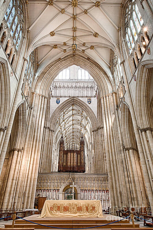 Cathedral Poster featuring the photograph York Minster III by Jack Torcello