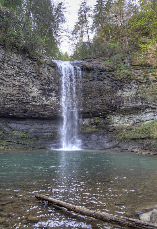 Waterfall Poster featuring the photograph Waterfall #1 by David Troxel