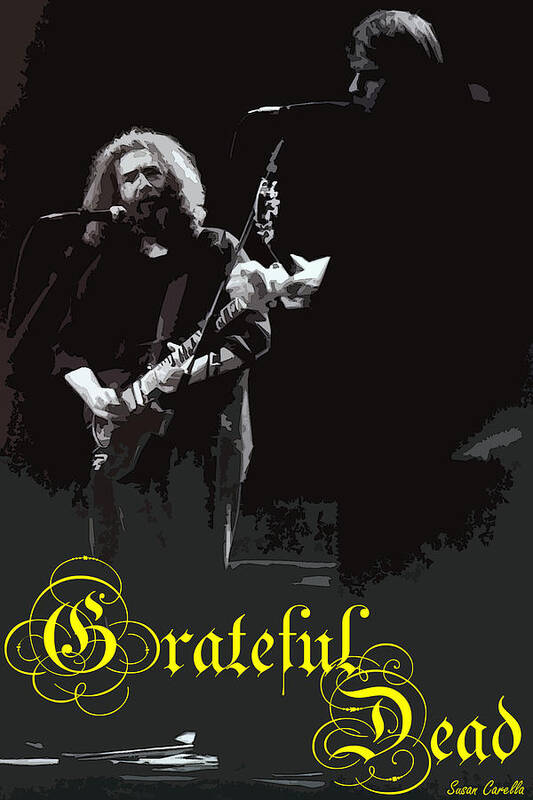 Grateful Poster featuring the photograph Grateful Dead by Susan Carella