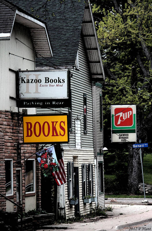 Bookstore Poster featuring the photograph Around Town by Penny Hunt