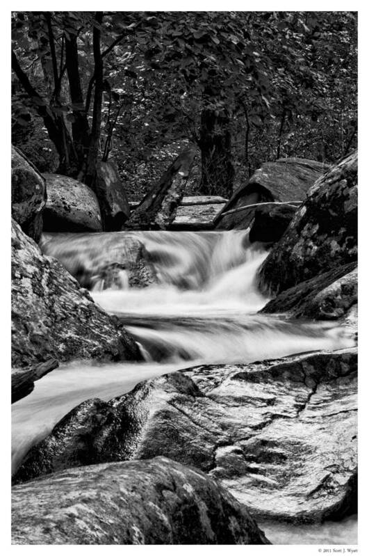 Water Poster featuring the photograph Calming Waters by Scott Wyatt