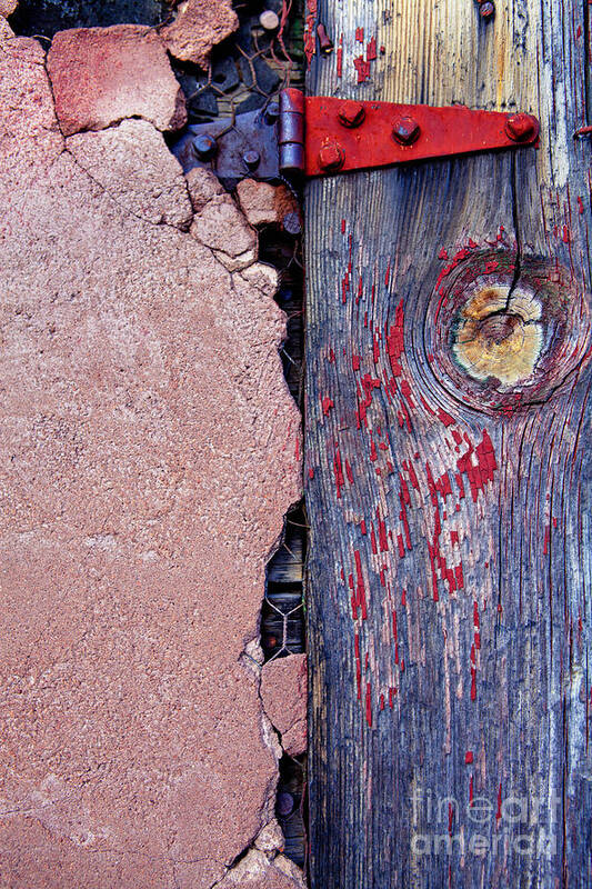 Decay Poster featuring the photograph Chicken Coop Close-up by Barbara Schultheis