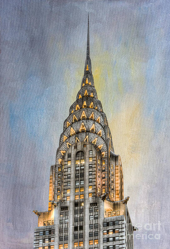 Clarence Holmes Poster featuring the photograph Chrysler Building I by Clarence Holmes