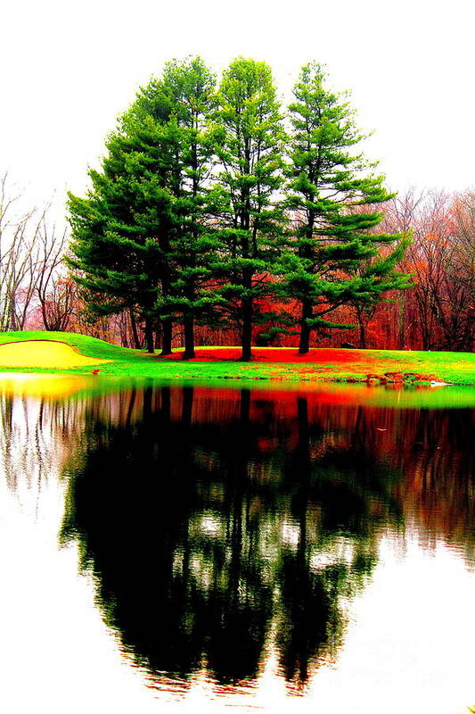 Landscape Poster featuring the photograph Crossing Illusion by Jesse Ciazza