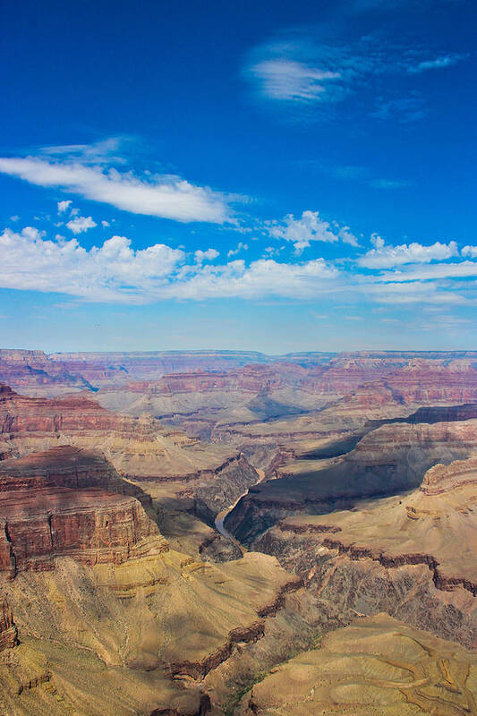 Grand Canyon Poster featuring the photograph Deep Into The Canyon by Heidi Smith